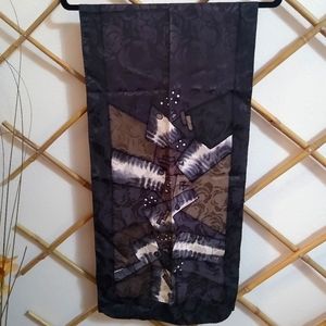 Robert Daskal Hand Painted Silk Scarf